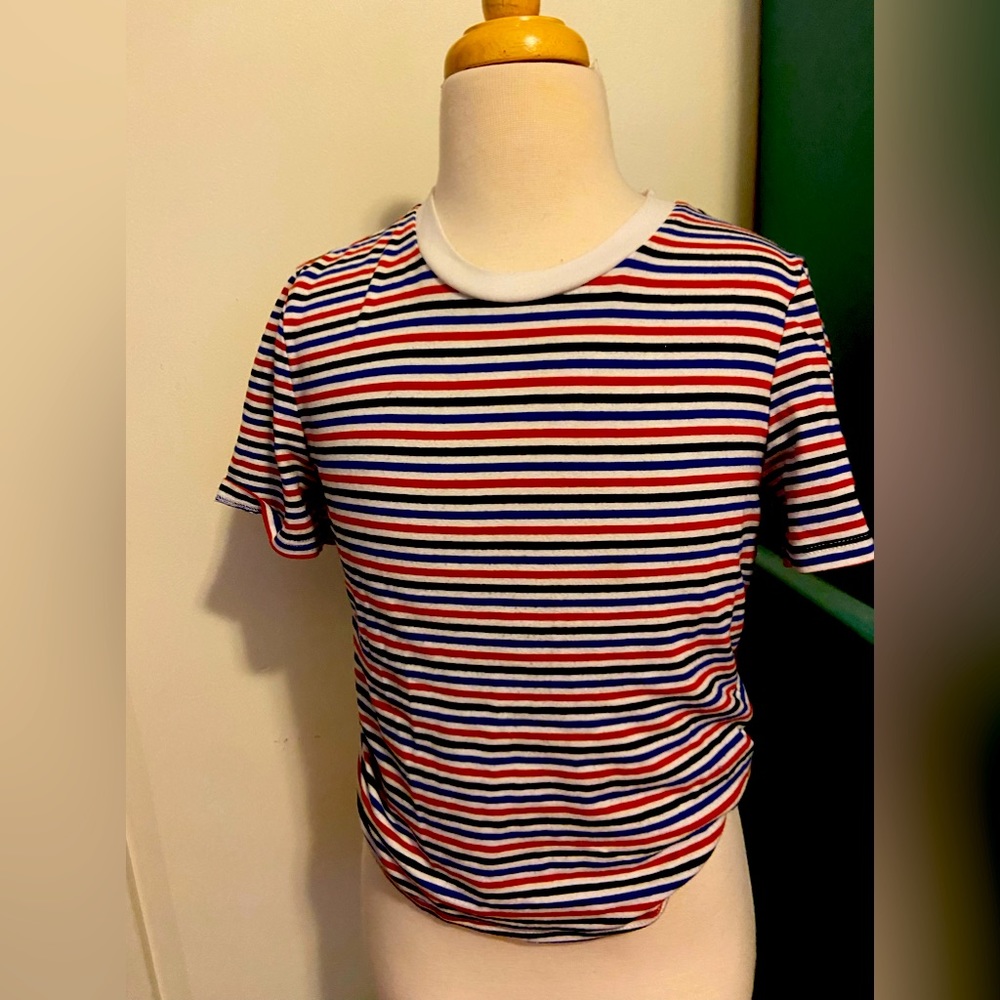 Striped Crop Top